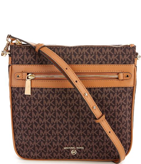 michael kors crossbody jet set logo|michael kors logo strap crossbody.